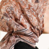 Velora Patterned Soft Shawl Sand Beige - Image 4