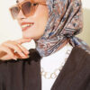 Velora Patterned Soft Shawl Latte - Image 2