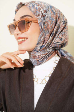 Alternative view of Velora Patterned Soft Shawl Latte
