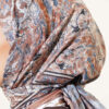 Velora Patterned Soft Shawl Latte - Image 4