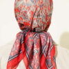 Velora Patterned Soft Shawl Pomegranate Blossom - Image 3