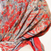 Velora Patterned Soft Shawl Pomegranate Blossom - Image 4