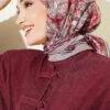 Velora Patterned Soft Shawl Mink - Afbeelding 2