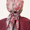 Velora Patterned Soft Shawl Mink - Afbeelding 3