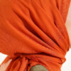 Vera Plain Scarf with Hem Edge Orange - الصورة 4