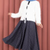 Vera Plush Cardigan with Front Tie Ecru - Imagen 2