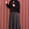 Vera Plush Cardigan with Front Tie Plum – Image 4