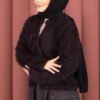Vera Plush Cardigan with Front Tie Plum – Image 3