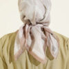 Verona Patterned Bamboo Crinkle Scarf Mink - الصورة 3