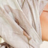 Verona Patterned Bamboo Crinkle Scarf Mink - الصورة 4