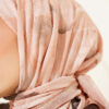 ⁦Verona Patterned Bamboo Crinkle Scarf Camel⁩ - الصورة ⁦4⁩