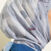 Verona Patterned Bamboo Crinkle Scarf Blue - الصورة 4