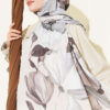 Viona Bamboo French Terry Shawl Beige