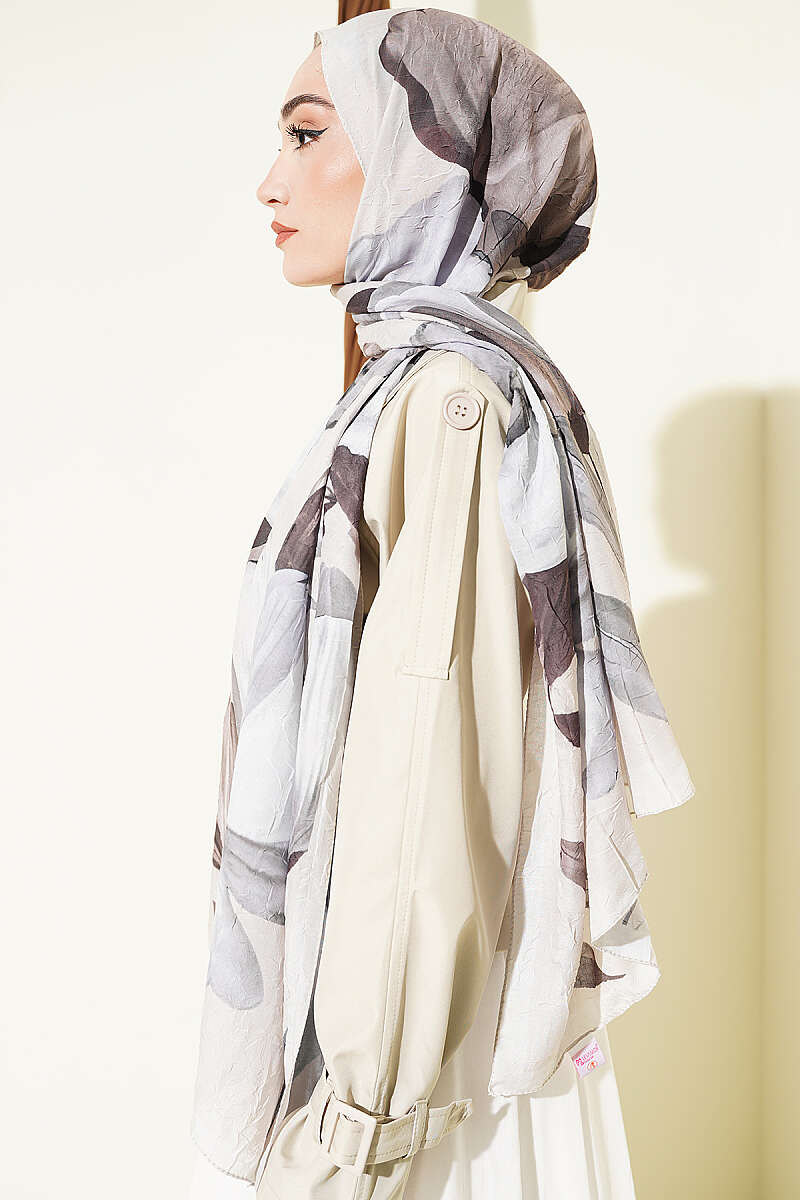 Viona Bamboo French Terry Shawl Beige - immagine 3