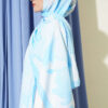 Viona Bamboo French Terry Shawl Ice Blue - Imagen 3