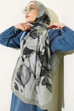 Viona Bamboo French Terry Shawl Hazel