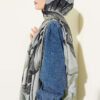 Viona Bamboo French Terry Shawl Hazel - Imagen 3