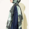 Viona Bamboo French Terry Shawl Khaki - immagine 3