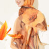 Viona Bamboo French Terry Shawl Mustard