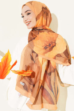 Viona Bamboo French Terry Shawl Mustard