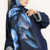 Viona Bamboo French Terry Shawl Navy Blue - Afbeelding 2