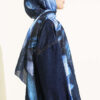 Viona Bamboo French Terry Shawl Navy Blue - Afbeelding 3