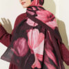 Viona Bamboo French Terry Shawl Plum - immagine 3