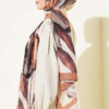 Viona Bamboo French Terry Shawl Tan – Bild 3