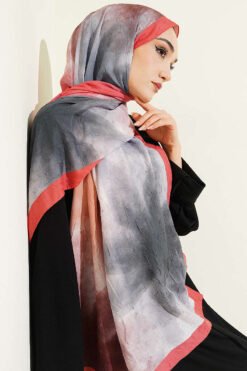 Alternative view of Bamboo Crepe Shawl Puppy Pink