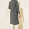 Side-Seamed Tied Cardigan Smoke - الصورة 3