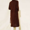 Side-Seamed Tied Cardigan Brown - الصورة 3
