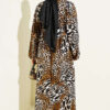 Batwing Sleeve Viscose Top Leopard - Image 3