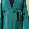 ⁦Batwing Sleeve Two-Piece Set Green⁩ - الصورة ⁦4⁩