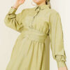 Half Buttoned Waist Tie Dress Hazel – Image 2