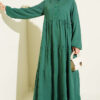 Half Buttoned Belmando Dress Green
