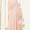Half Button Lace Evening Dress Puppy Pink - Imagen 3