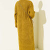 Half Zipper Fitted Ribbed Knit Dress Leaf Green - immagine 3