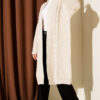 Textured Stripe Knit Cardigan Stone - Afbeelding 2