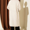 Textured Stripe Knit Cardigan Stone - Afbeelding 3