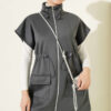 Hooded Scuba Two-Piece Set Smoke – Image 2