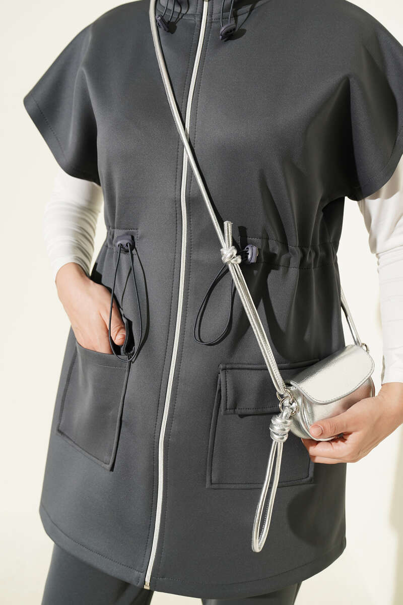 Hooded Scuba Two-Piece Set Smoke – Image 4