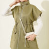 Hooded Scuba Two-Piece Set Oil Green - immagine 2