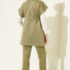 Hooded Scuba Two-Piece Set Oil Green - immagine 3