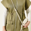 Hooded Scuba Two-Piece Set Oil Green - immagine 4