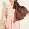 ⁦Star Embroidered Linen Dress Pink⁩ - الصورة ⁦2⁩