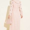 ⁦Star Embroidered Linen Dress Pink⁩ - الصورة ⁦3⁩
