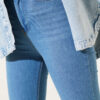 High Waist Flared Pants Light Blue - Afbeelding 4