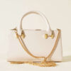 Chain Strap Magnetic Bag Cream - Image 2