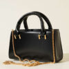 Chain Strap Magnetic Bag Black