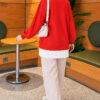 Pleated Tunic Red - Afbeelding 4
